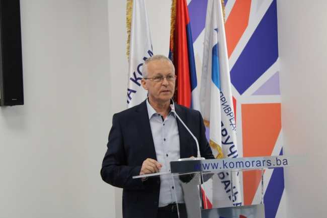 Pero Ćorić - predsjednik Privredne komore Republike Srpske smatra da postoje velike mogućnosti saradnje s Kinom